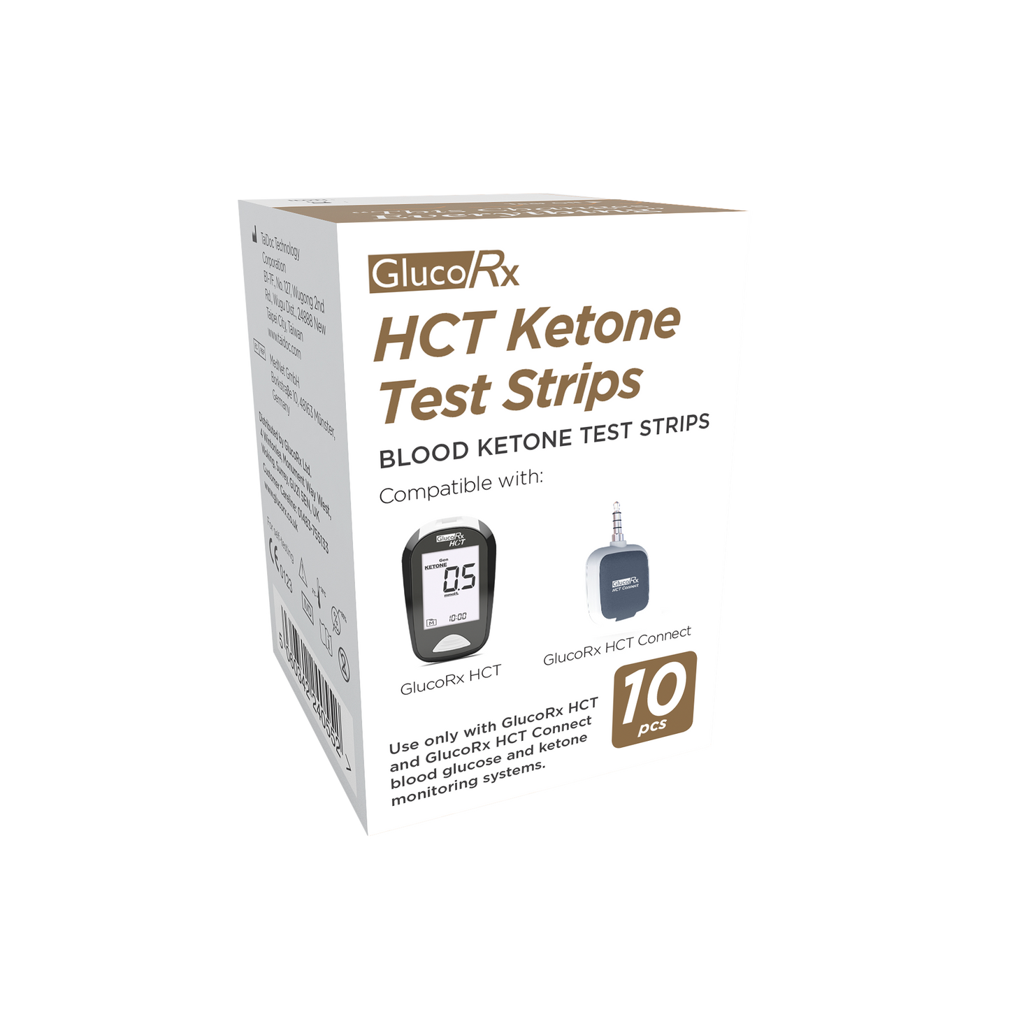 HCT Ketone Test Strips – Accurate Ketone Monitoring for Better Diabetes Management (10 strips)