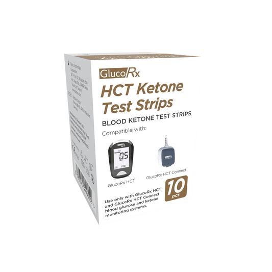 HCT Ketone Test Strips – Accurate Ketone Monitoring for Better Diabetes Management (10 strips)