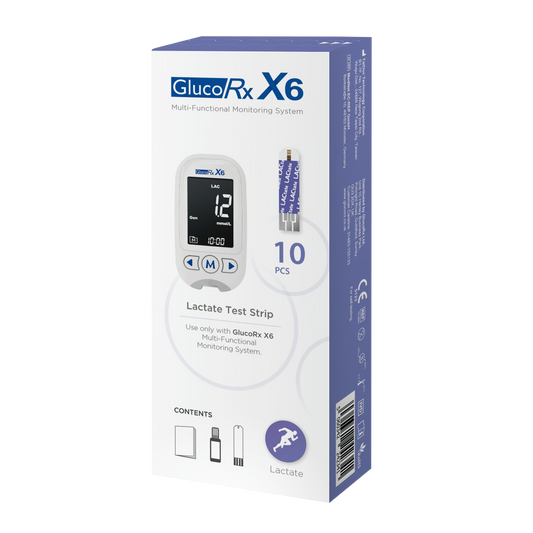 X6 Lactate Test Strips